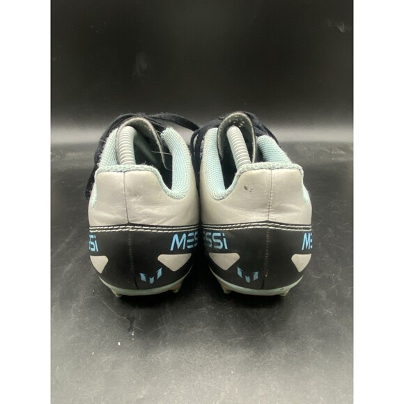 Adidas X Crazyfast Messi .4 Youth Size 4 Soccer Cleats Silver Gray Blue IE4071 - Picture 4 of 7